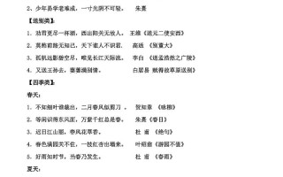 清风文学常识积累，文学常识