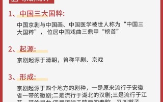 京剧常识考试（京剧知识问答一百题）