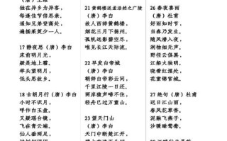 古代文化常识背诵，古代文化常识记忆口诀