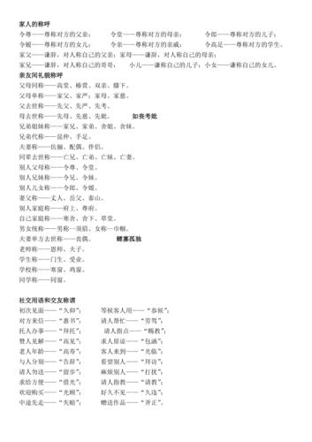 文化常识敬称(中国古代文化常识称谓)-第4张图片-牛逼常识网 文化常识敬称(中国古代文化常识称谓)-第4张图片-牛逼常识网