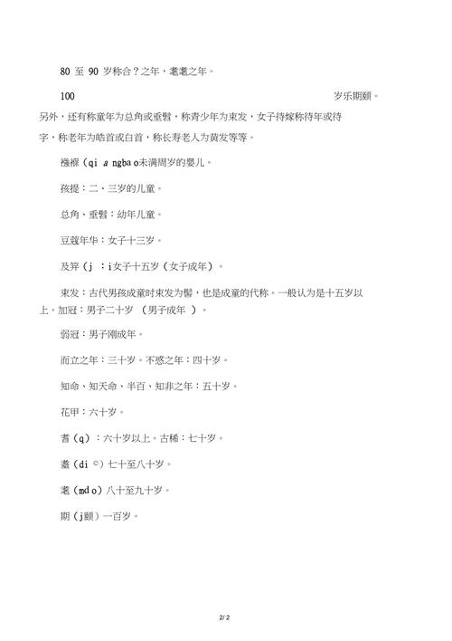 常识古代年龄 - 古代年龄分类-第3张图片-牛逼常识网 常识古代年龄 - 古代年龄分类-第3张图片-牛逼常识网
