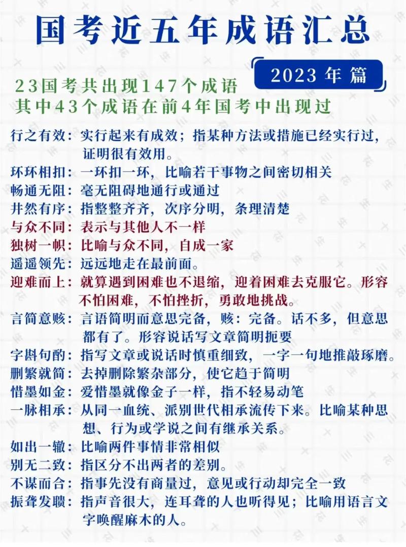 常识成语积累 - 常见成语500个-第6张图片-牛逼常识网 常识成语积累 - 常见成语500个-第6张图片-牛逼常识网