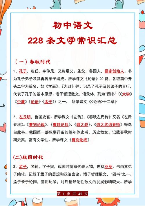 初中作者文学常识,初中文学常识应该买什么书-第7张图片-牛逼常识网 初中作者文学常识,初中文学常识应该买什么书-第7张图片-牛逼常识网