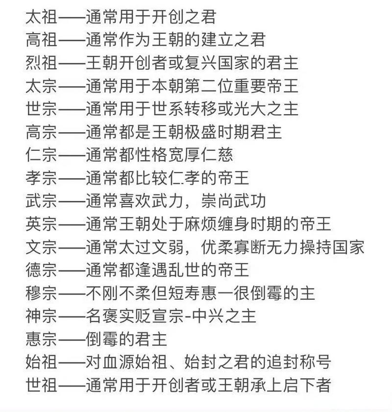 文化常识庙号,庙堂文化常识-第2张图片-牛逼常识网 文化常识庙号,庙堂文化常识-第2张图片-牛逼常识网