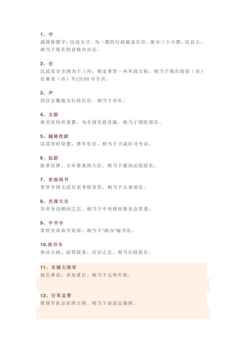 语文常识官职 - 语文常识官职怎么写-第2张图片-牛逼常识网 语文常识官职 - 语文常识官职怎么写-第2张图片-牛逼常识网