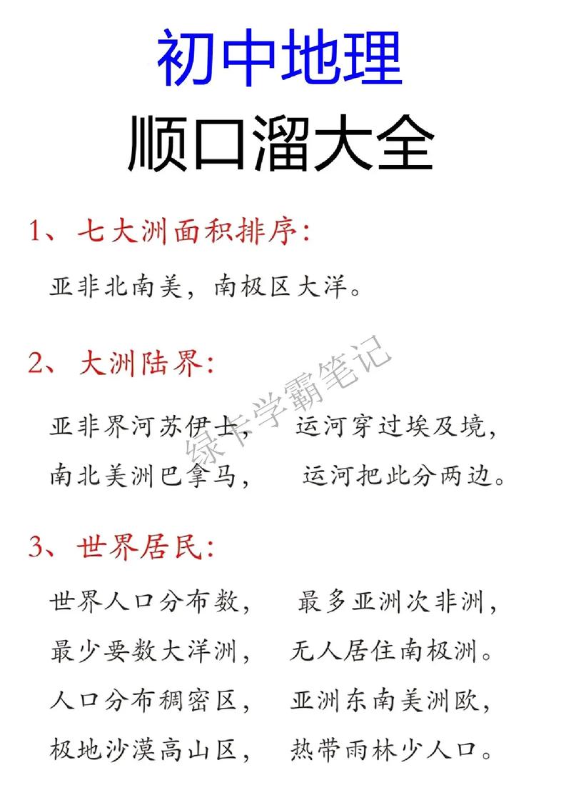 地理历史常识口诀 - 地理历史常识口诀图片-第6张图片-牛逼常识网 地理历史常识口诀 - 地理历史常识口诀图片-第6张图片-牛逼常识网