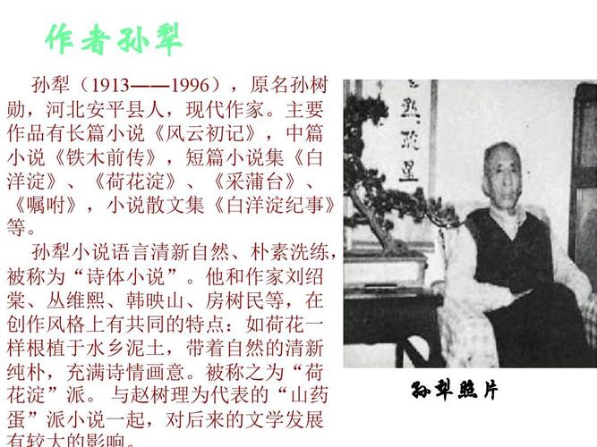 孙犁作品常识(孙犁的代表作长篇小说)-第5张图片-牛逼常识网 孙犁作品常识(孙犁的代表作长篇小说)-第5张图片-牛逼常识网