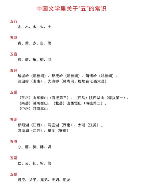 五有关的常识,与五有关的文学常识-第2张图片-牛逼常识网 五有关的常识,与五有关的文学常识-第2张图片-牛逼常识网