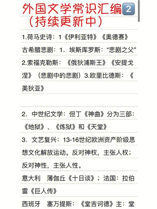 后的文学常识(文学常识之最归纳)-第6张图片-牛逼常识网 后的文学常识(文学常识之最归纳)-第6张图片-牛逼常识网