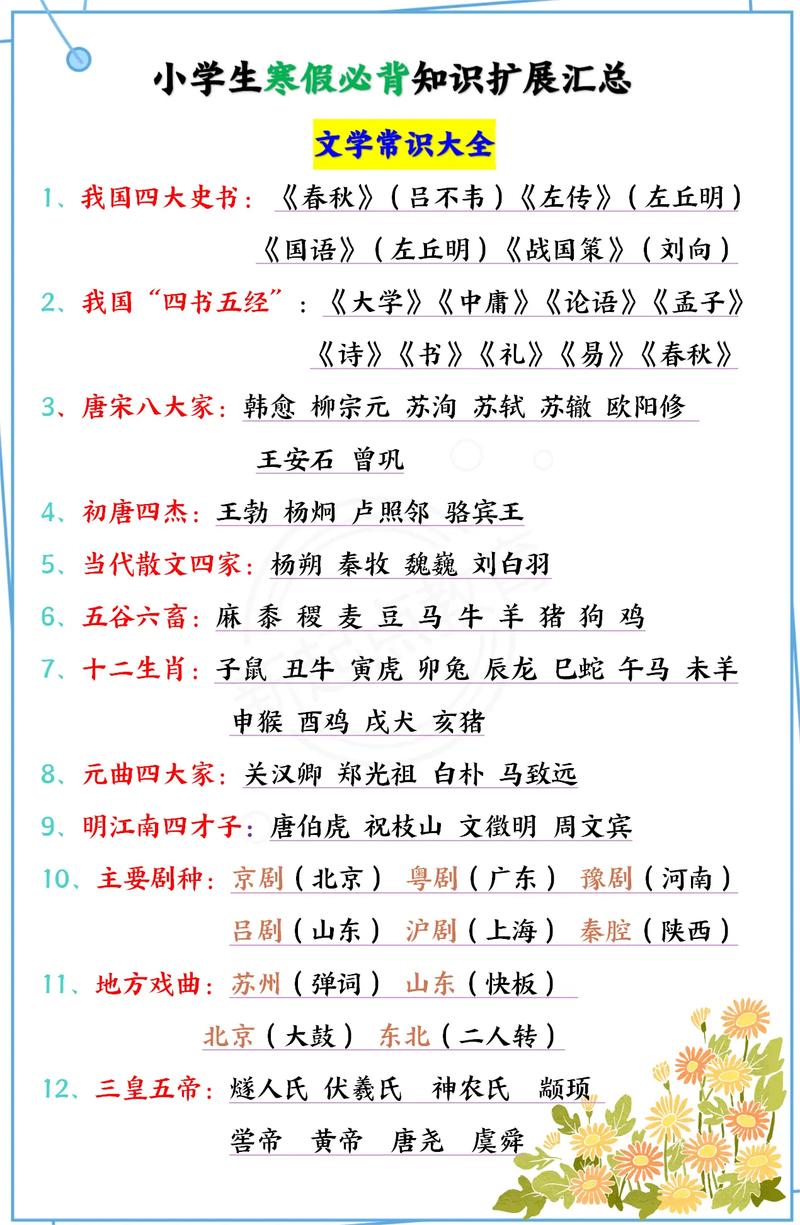 周初文学常识 - 文学常识是什么意思啊七年级-第4张图片-牛逼常识网 周初文学常识 - 文学常识是什么意思啊七年级-第4张图片-牛逼常识网
