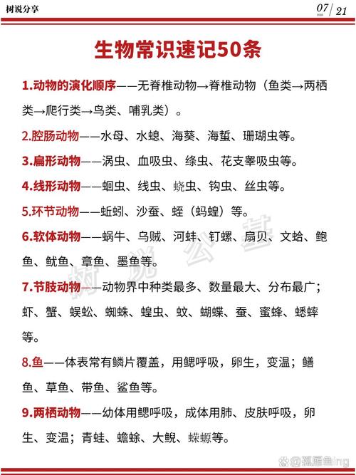 生物常识初中(生物初中知识点全部)-第7张图片-牛逼常识网 生物常识初中(生物初中知识点全部)-第7张图片-牛逼常识网