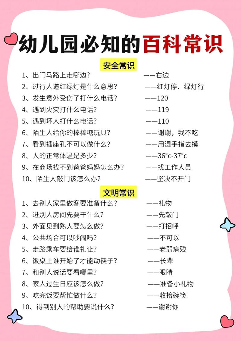 五岁生活常识 - 5岁常识-第3张图片-牛逼常识网 五岁生活常识 - 5岁常识-第3张图片-牛逼常识网
