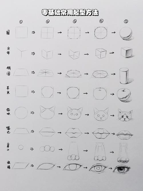 学素描的方法和过程（学素描的方法和过程）