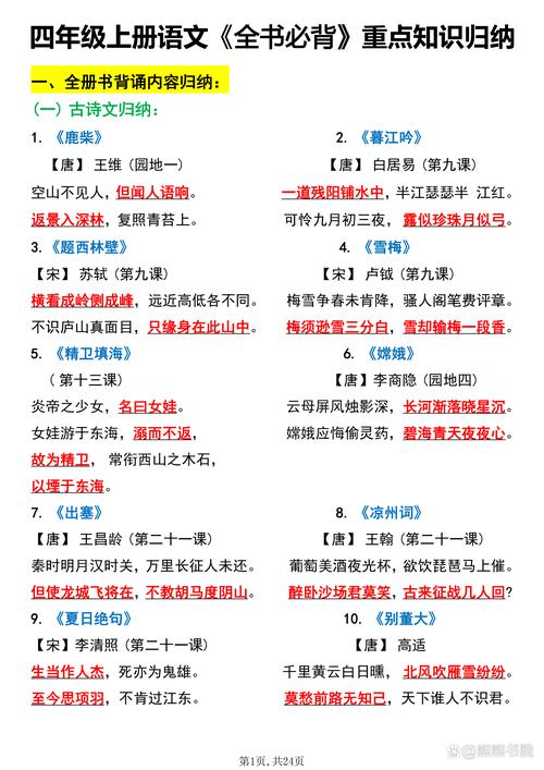 小学生一定要掌握的70类词语积累（小学常见知识量词大全）