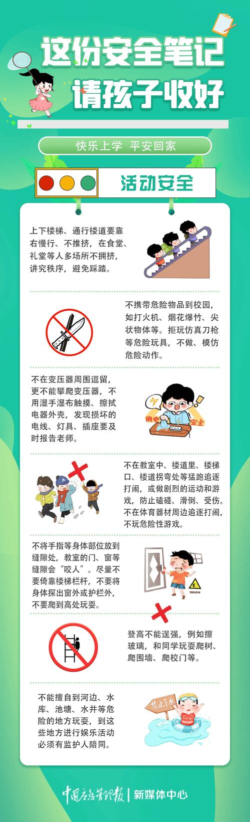 学生安全小常识 - 学生安全小常识宣传栏-第5张图片-牛逼常识网 学生安全小常识 - 学生安全小常识宣传栏-第5张图片-牛逼常识网