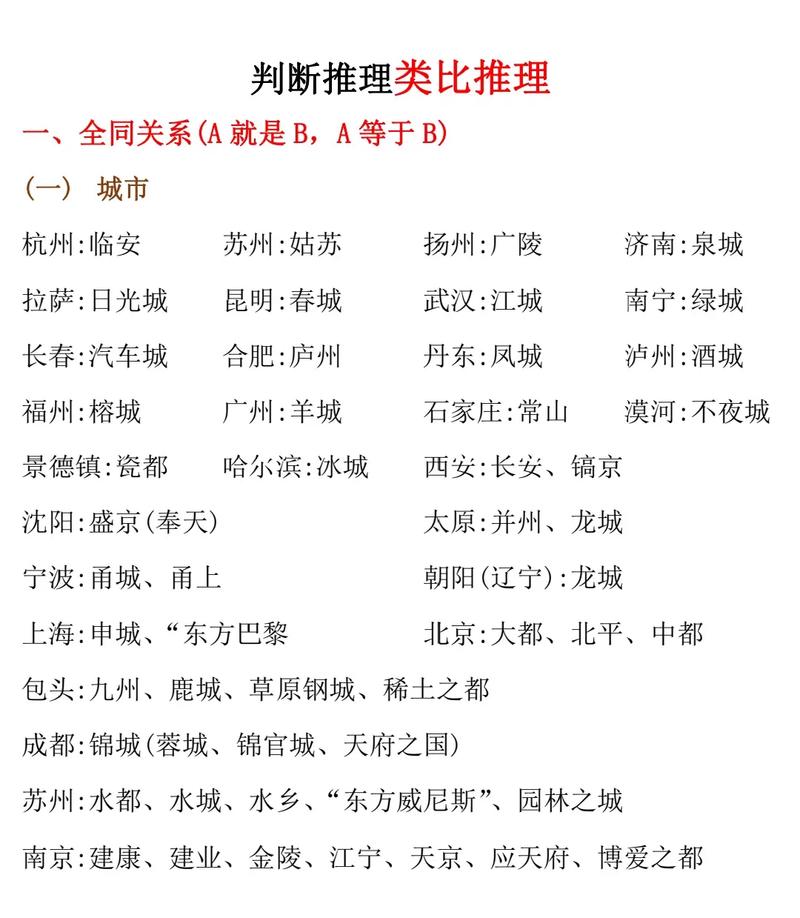 类比关系常识汇总（类比的分类有哪5种）