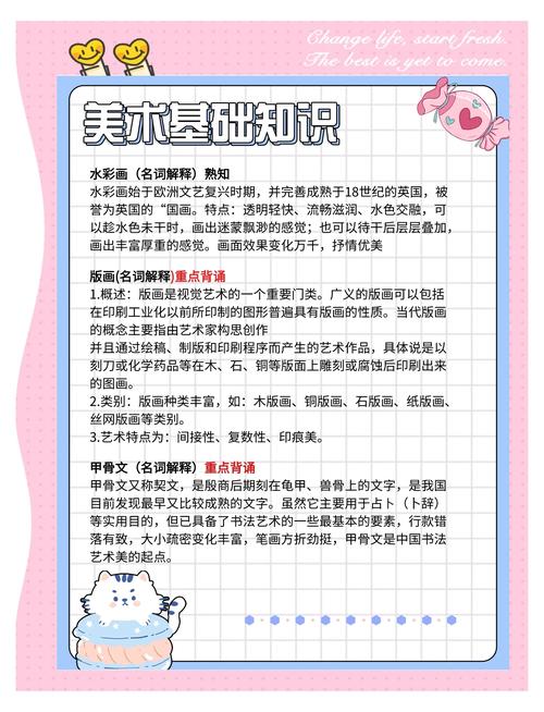 高中常识美术 - 高中美术简答题知识点-第8张图片-牛逼常识网 高中常识美术 - 高中美术简答题知识点-第8张图片-牛逼常识网